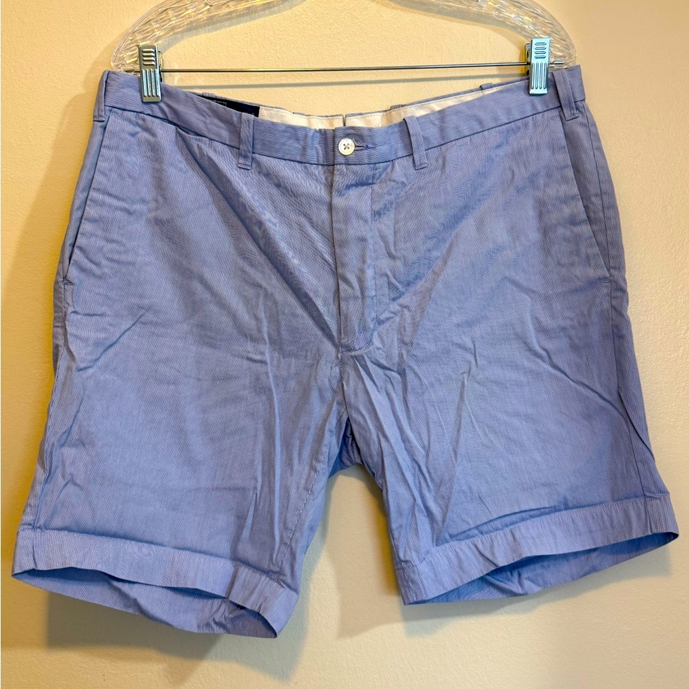 POLO by RALPH LAUREN - Vintage Slim GI Shorts - Men's Size 36 - Blue/White